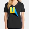 Ladies Core Cotton V-Neck Tee Thumbnail