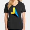 Ladies Core Cotton V-Neck Tee Thumbnail