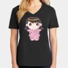 Ladies Core Cotton V-Neck Tee Thumbnail