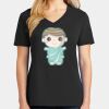Ladies Core Cotton V-Neck Tee Thumbnail