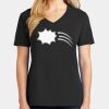 Ladies Core Cotton V-Neck Tee Thumbnail