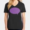 Ladies Core Cotton V-Neck Tee Thumbnail