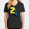 Ladies Core Cotton V-Neck Tee Thumbnail