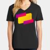 Ladies Core Cotton V-Neck Tee Thumbnail