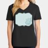 Ladies Core Cotton V-Neck Tee Thumbnail