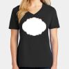 Ladies Core Cotton V-Neck Tee Thumbnail