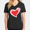 Ladies Core Cotton V-Neck Tee Thumbnail