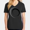 Ladies Core Cotton V-Neck Tee Thumbnail
