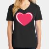 Ladies Core Cotton V-Neck Tee Thumbnail