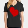 Ladies Core Cotton V-Neck Tee Thumbnail