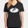 Ladies Core Cotton V-Neck Tee Thumbnail
