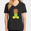 Ladies Core Cotton V-Neck Tee Thumbnail