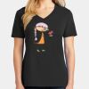 Ladies Core Cotton V-Neck Tee Thumbnail