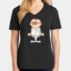 Ladies Core Cotton V-Neck Tee Thumbnail