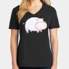 Ladies Core Cotton V-Neck Tee Thumbnail