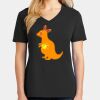 Ladies Core Cotton V-Neck Tee Thumbnail