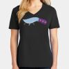 Ladies Core Cotton V-Neck Tee Thumbnail