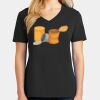 Ladies Core Cotton V-Neck Tee Thumbnail