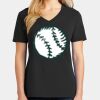 Ladies Core Cotton V-Neck Tee Thumbnail