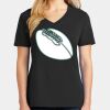 Ladies Core Cotton V-Neck Tee Thumbnail