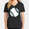 Ladies Core Cotton V-Neck Tee Thumbnail