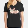 Ladies Core Cotton V-Neck Tee Thumbnail
