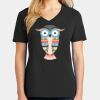 Ladies Core Cotton V-Neck Tee Thumbnail
