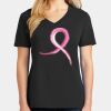 Ladies Core Cotton V-Neck Tee Thumbnail
