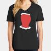 Ladies Core Cotton V-Neck Tee Thumbnail