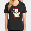 Ladies Core Cotton V-Neck Tee Thumbnail