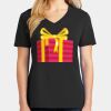 Ladies Core Cotton V-Neck Tee Thumbnail