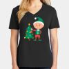 Ladies Core Cotton V-Neck Tee Thumbnail