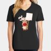Ladies Core Cotton V-Neck Tee Thumbnail