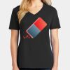 Ladies Core Cotton V-Neck Tee Thumbnail