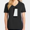 Ladies Core Cotton V-Neck Tee Thumbnail