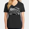 Ladies Core Cotton V-Neck Tee Thumbnail