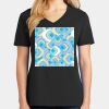 Ladies Core Cotton V-Neck Tee Thumbnail