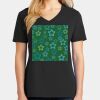 Ladies Core Cotton V-Neck Tee Thumbnail