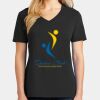 Ladies Core Cotton V-Neck Tee Thumbnail