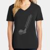 Ladies Core Cotton V-Neck Tee Thumbnail